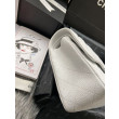Imitazione Borsa a patta classica A1112 bianca Imitazione Borsa a patta classica A1112 bianca