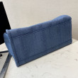 Imitazione Deauville Fibre miste con borsa shopping perla A66941 Blu