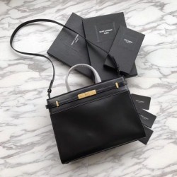 Imitazione Borse Replica a tracolla YSL Saint Laurent Piccola Manhattan nera imitazioni perfette