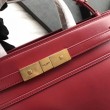 Borsa a tracolla YSL Saint Laurent Piccola Manhattan rossa