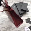 Borsa a tracolla YSL Saint Laurent Piccola Manhattan rossa