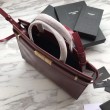Borsa a tracolla YSL Saint Laurent Piccola Manhattan rossa