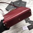 Borsa a tracolla YSL Saint Laurent Piccola Manhattan rossa