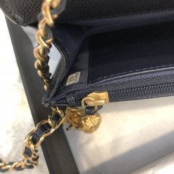 Dettagli perfetti Borse Firmate Replica Stitch Chain a mano Wel Borse Firmate Replica A33814 nera