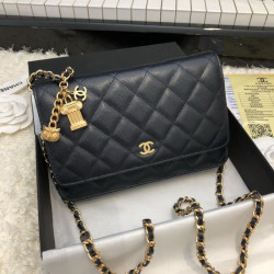 Dettagli perfetti Borse Firmate Replica Stitch Chain a mano Wel Borse Firmate Replica A33814 nera
