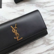 Imitazione Portafoglio YSL Saint Laurent Classic Monogram in pelle liscia nera Imitazione Portafoglio YSL Saint Laurent Classic Monogram in pelle liscia nera
