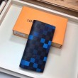 Pari all'originale replica Portafoglio Brazza Damier Graphite Pixel N60162
