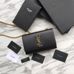 YSL Saint Lauren Classic Medium Kate Monogram Borsa Replica 1:1 a manico nera