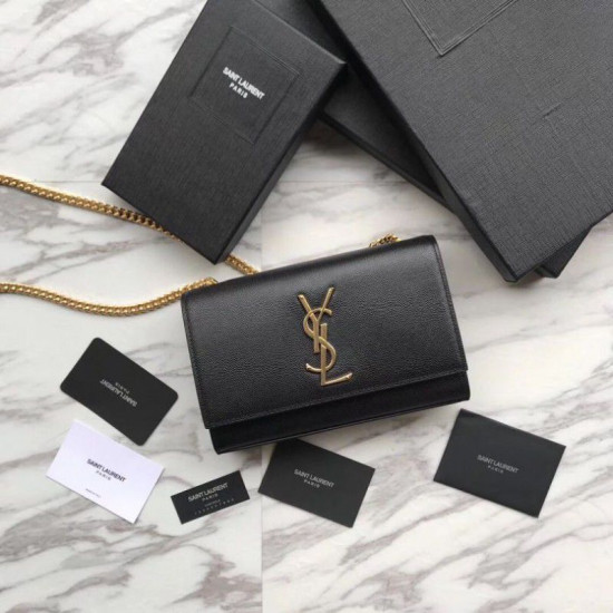 YSL Saint Lauren Classic Medium Kate Monogram Borsa Replica 1:1 a manico nera YSL Saint Lauren Classic Medium Kate Monogram Borsa Replica 1:1 a manico nera