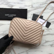 YSL Saint Laurent Medium LouLou Chain Borsa Matelasse Albicocca in pelle YSL Saint Laurent Medium LouLou Chain Borsa Matelasse Albicocca in pelle