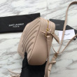 YSL Saint Laurent Medium LouLou Chain Borsa Matelasse Albicocca in pelle YSL Saint Laurent Medium LouLou Chain Borsa Matelasse Albicocca in pelle