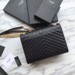 YSL Saint Laurent Piccola Busta Borsa Replica 1:1 Grain Hardware dorato goffrato