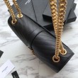YSL Saint Laurent Piccola Busta Borsa Replica 1:1 Grain Hardware dorato goffrato