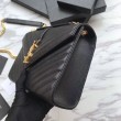 YSL Saint Laurent Piccola Busta Borsa Replica 1:1 Grain Hardware dorato goffrato