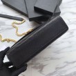 YSL Saint Laurent Piccola Busta Borsa Replica 1:1 Grain Hardware dorato goffrato
