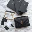 YSL Saint Laurent Piccola Busta Borsa Replica 1:1 Grain Hardware dorato goffrato