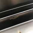 YSL Saint Laurent Sunset Medium Liscio Hardware posteriore oro 