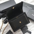 YSL Saint Laurent Sunset Medium Liscio Hardware posteriore oro 