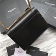 YSL Saint Laurent Sunset Medium Liscio Hardware posteriore oro 
