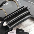 YSL Saint Laurent Sunset Medium Liscio Hardware posteriore oro 