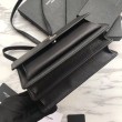 YSL Saint Laurent Sunset Medium Liscio Pelle Indietro Argento Hardware