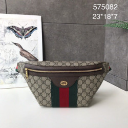 Borsa da cintura Vintage Canvas 575082 Marrone