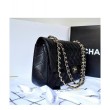 Classic Flap Originale pelle Caviar Jumbo Borse A58600 Y07352 nero