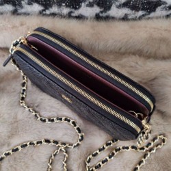 Dupe Borsa con pattina A82972 Nera imitazioni perfette Replica Borsa con pattina A82972 Nera Griffate