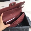 Imitazioni borse griffate Classica Con Patta In Vitello Granato A1112 Claret