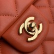 Borse Replica classica con pattina A1112 Rossa