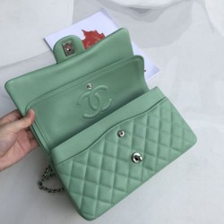 Imitazioni borse griffate Classica In Pelle Di Vitello Grana A1112 Verde Chiaro