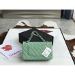Imitazioni borse griffate Classica In Pelle Di Vitello Grana A1112 Verde Chiaro
