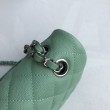 Imitazioni borse griffate Classica In Pelle Di Vitello Grana A1112 Verde Chiaro
