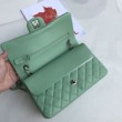 Imitazioni borse griffate Classica In Pelle Di Vitello Grana A1112 Verde Chiaro