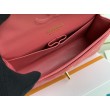 Borse Firmate Replica con patta classica A1112 Hardware in oro rosso chiaro