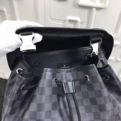 Riproduzione Fedele Zaino Damier Graphite N40005 imitazioni Replica Alta Qualità Zaino Damier Graphite N40005