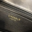 Borsa a patta classica A1116 Hardware in oro nero