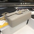 Borsa a patta classica A1117 Hardware in oro grigio