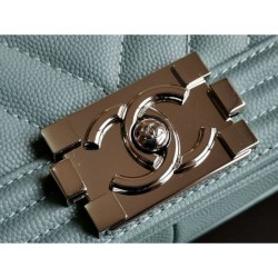Boy Classic Chevron Flap Borse A67086 Azzurro imitazioni perfette