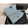 Boy Classic Chevron Flap Borse A67086 Azzurro