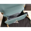 Boy Classic Flap Borse A67086 Pelle di agnello blu
