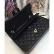 Classic Flap Borse Jumbo Originale pelle Caviar A01112 Nero