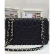 Classic Flap Borse Jumbo Originale pelle Caviar A01112 Nero