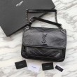 Borsa a catena media YSL Saint Laurent nera