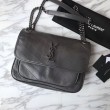 Bora Pari all'originale replica a tracolla media YSL Saint Laurent grigia
