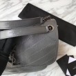 Bora Pari all'originale replica a tracolla media YSL Saint Laurent grigia