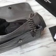 Bora Pari all'originale replica a tracolla media YSL Saint Laurent grigia