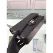 Chevron Jumbo Flap Borse A01112 Nero