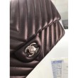 Chevron Jumbo Flap Borse A01112 Nero