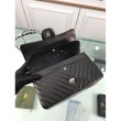 Chevron Jumbo Flap Borse A01112 Nero